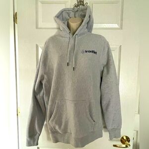 NWOT Unisex Oversized Baggy Grey Hoodie Sweatshirt - Medium